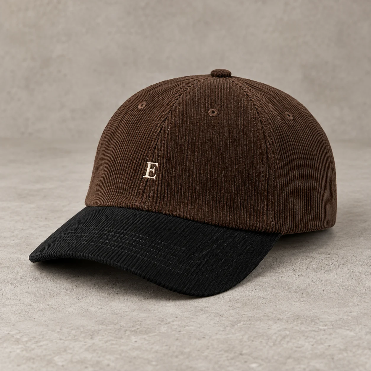Dark Brown / Black Fracture Cord Cap