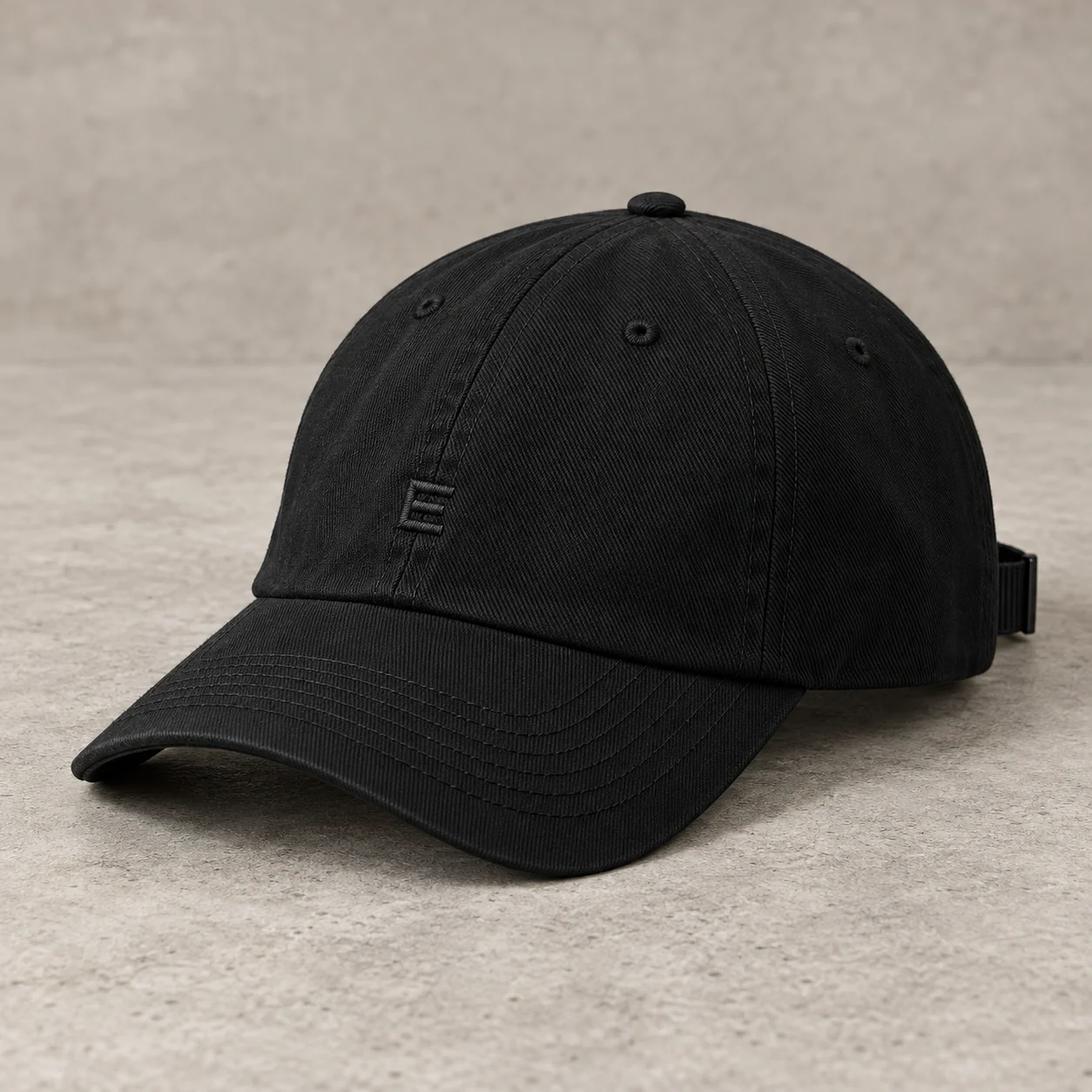 Black Alley Six-Panel Cap