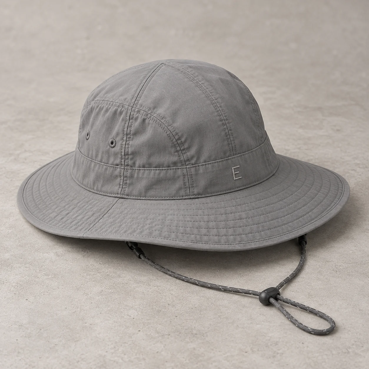 Concrete Gray Crosswalk Panel Sun Hat